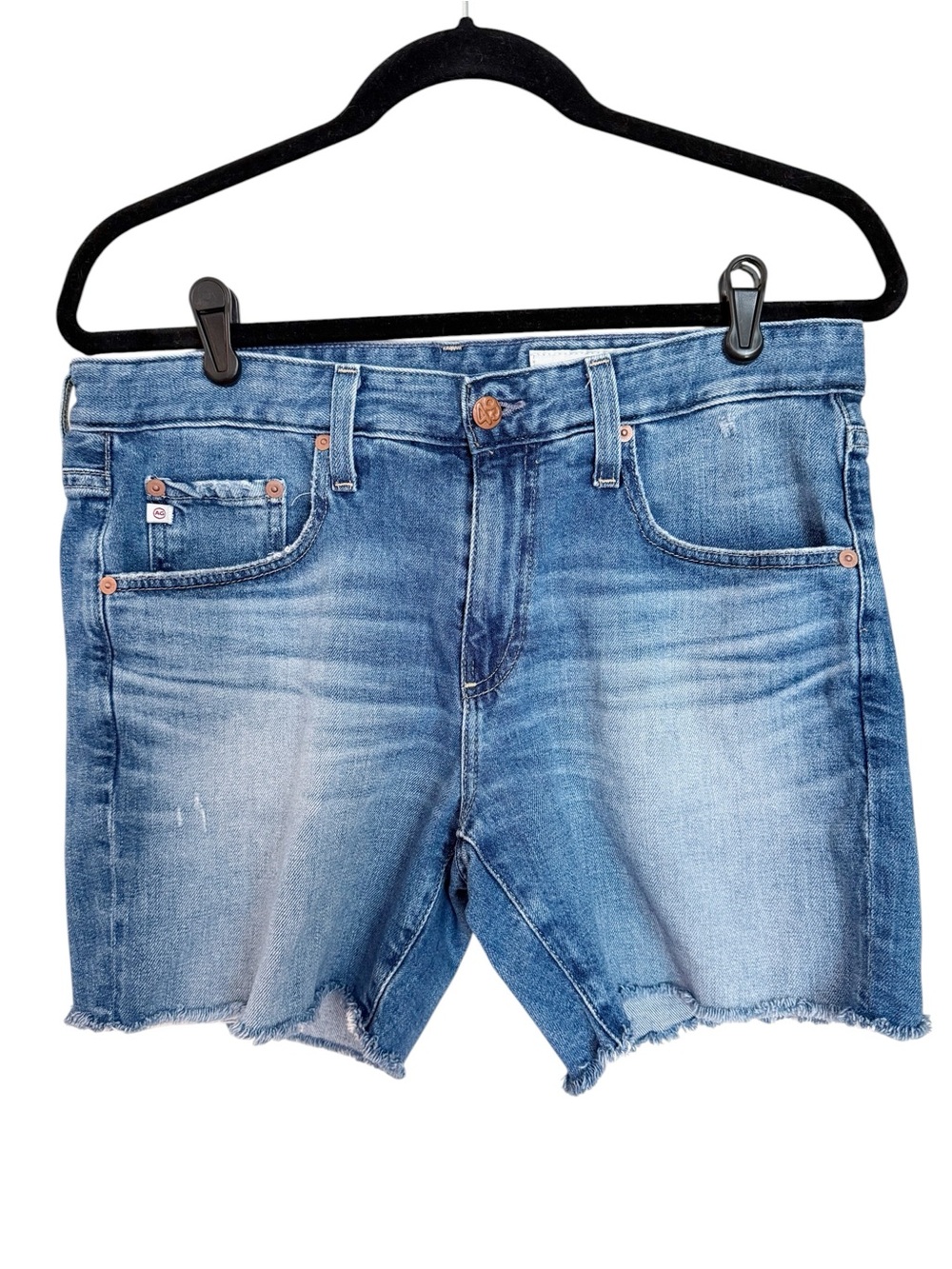 AG Adriano Goldschmied Becke Relaxed Slim Short | Size 29 | Japanese Denim